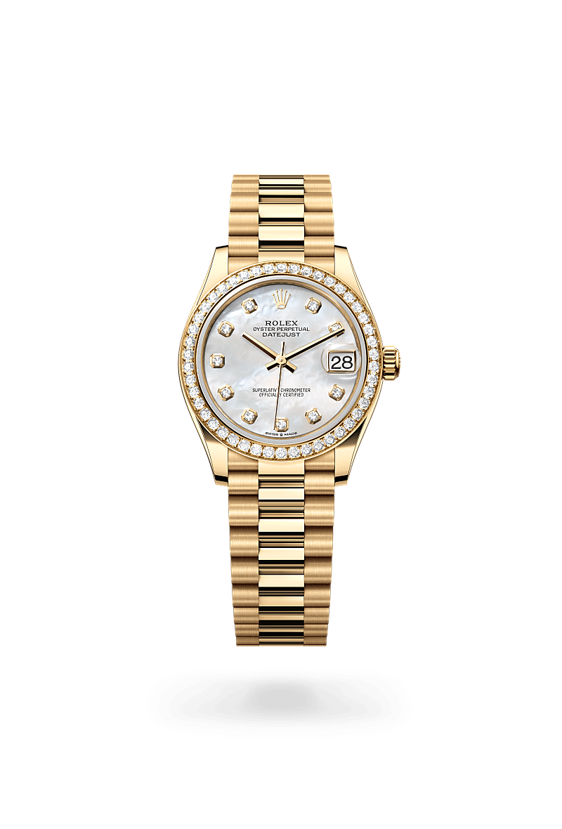 Rolex Datejust 31 M278288RBR-0006 Herrenuhr / Damenuhr - Oyster, 31 mm, Gelbgold mit Diamanten