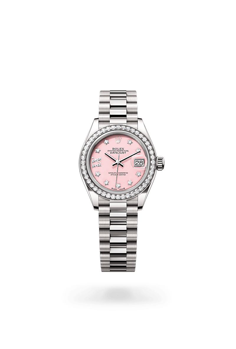 Rolex Lady-Datejust M279139RBR-0002 Herrenuhr / Damenuhr - Oyster, 28 mm, Weißgold mit Diamanten