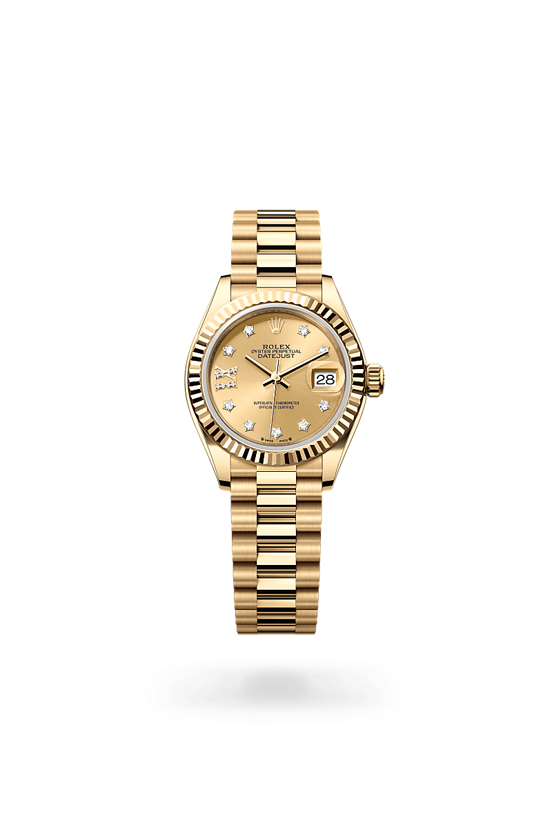 Rolex Lady-Datejust M279178-0013 Herrenuhr / Damenuhr - Oyster, 28 mm, Gelbgold