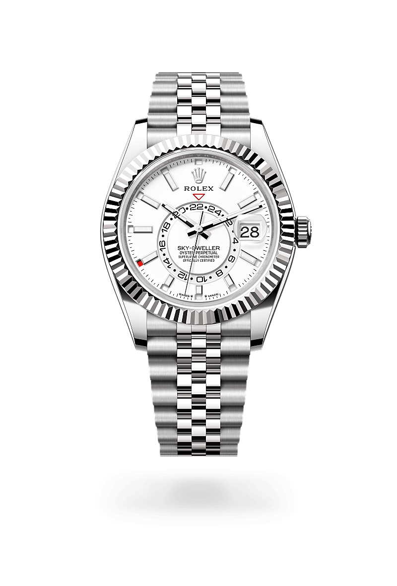 Rolex Sky-Dweller M336934-0004 Herrenuhr - Oyster, 42 mm, Edelstahl Oystersteel und Weißgold