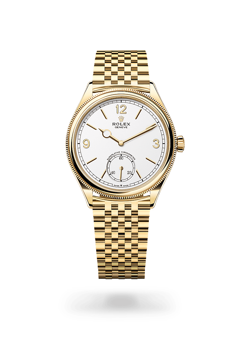 Rolex 1908 Herrenuhr (M52508-0008) 39 mm, 18 Karat Gelbgold, poliert
