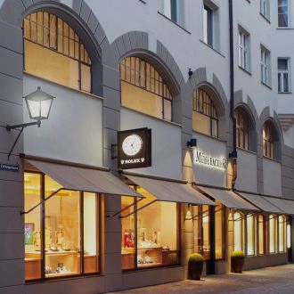 Hausansicht von Juwelier Muehlbacher in der Ludwigstrasse in Regensburg